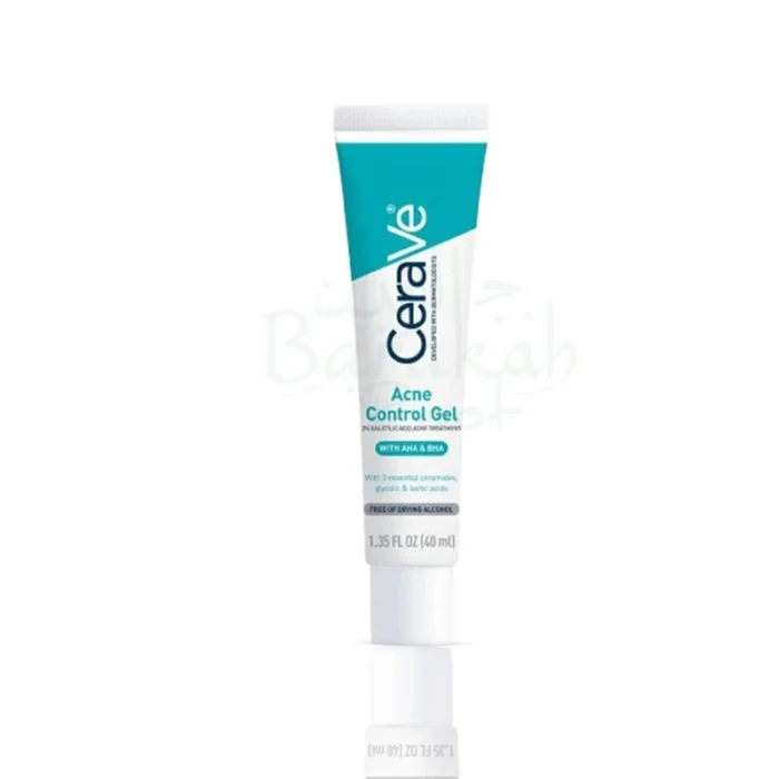 CeraVe Acne Control Gel Clearer Skin Starts Here Product Overview CeraVe Acne Control Gel is a gentle yet effective daily acne treatment formulated with 2% salicylic acid to treat existing breakouts and help prevent new ones. This oil-free, hydrating formula features a blend of alpha- and beta-hydroxy acids (AHA & BHA), including glycolic acid and lactic acid, to exfoliate and visibly refine pores, improve skin texture, and promote a clearer, smoother complexion. Enriched with niacinamide to calm the skin and three essential ceramides to restore and maintain your skin’s natural barrier, this full-face treatment delivers results without drying or irritating sensitive, acne-prone skin. Developed with MVE® Technology, it offers controlled, long-lasting hydration by slowly releasing key ingredients over time—supporting your skin well beyond application. Key Benefits Clears and prevents acne with 2% salicylic acid Exfoliates gently with AHA (glycolic + lactic acid) & BHA to smooth and brighten Visibly minimizes pores and improves skin clarity Hydrates and soothes with niacinamide Restores the skin barrier with three essential ceramides Non-comedogenic – won’t clog pores Oil-free and fragrance-free – suitable for sensitive, oily, and acne-prone skin Paraben-free and alcohol-free – won’t dry or irritate the skin Noticeable results in as little as 3 days with consistent daily use Key Ingredients Salicylic Acid (2%) – Unclogs pores and reduces breakouts Glycolic & Lactic Acids (AHAs) – Gently exfoliate for a smoother, more radiant complexion Niacinamide – Calms and hydrates the skin Ceramides – Strengthen the protective skin barrier MVE® Technology – Ensures sustained hydration throughout the day Usage Instructions When to Use: PM or as directed by a dermatologist Application: After cleansing, apply a thin layer to the entire face or targeted areas Allow to absorb before applying a moisturizer Tips: Begin with once-daily application, then increase to twice daily if tolerated Use sunscreen during the day while using this product Safety Information For external use only Avoid contact with eyes—rinse thoroughly with water if contact occurs If irritation or dryness develops, reduce usage frequency or discontinue