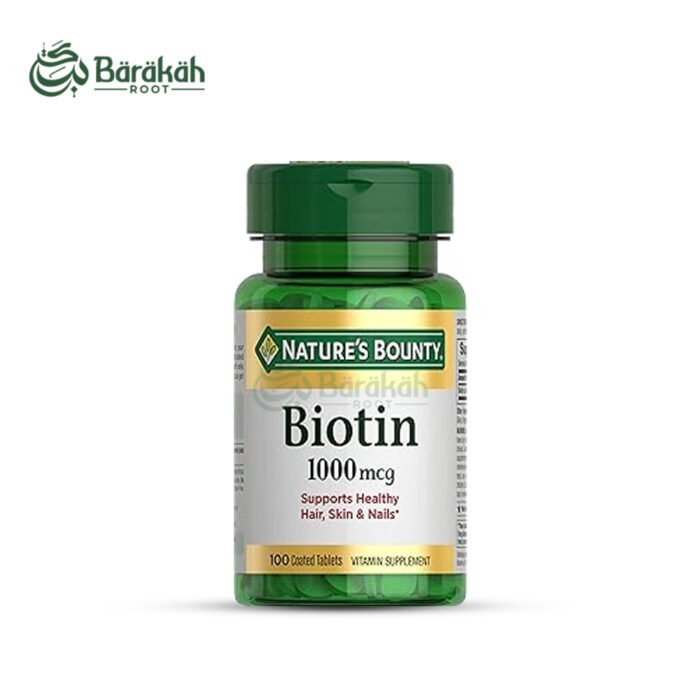 Nature's Bounty Biotin 1000 mcg - 100 Coated Tablets