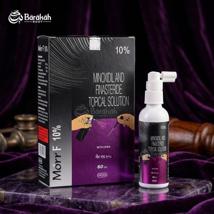 Morr F 10% Topical Solution - Minoxidil 10% & Finasteride Solution (60ml)