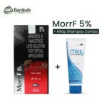 MorrF 5% Solution (60ml) + Mildy Everyday Shampoo (100ml) Combo
