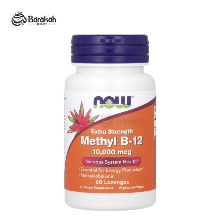 NOW Foods Extra Strength Methyl B-12 10,000 mcg – 60 Lozenges