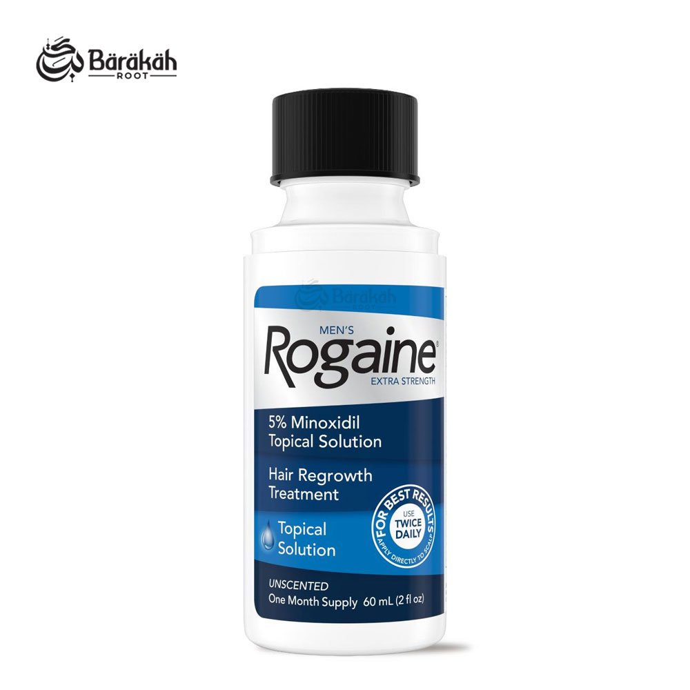 Men’s Rogaine Extra Strength 5% Minoxidil Topical Solution (Hair Regrowth Treatment) – 60 ml